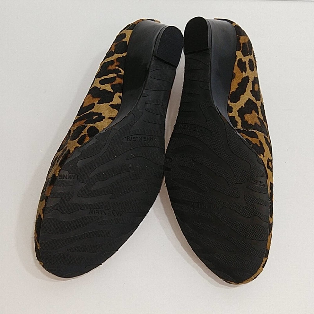 Anne Klein animal print wedges shoes - Picture 10 of 12